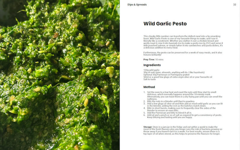 wild garlic pesto 500