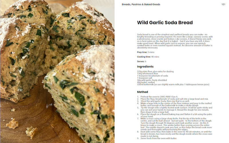 wild garlic soda bread 500